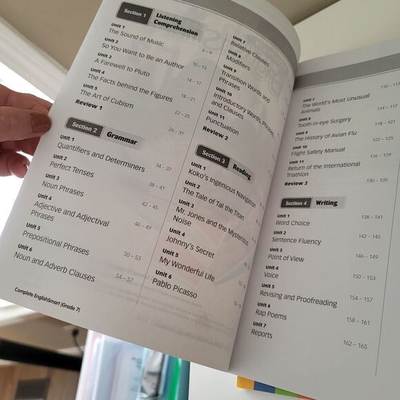 English Workbooks Grade 7 ELA Workbooks Educational Resources - Set of 2 #0370 - Picture 8 of 12